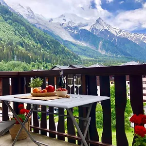 아파트 Mont Blanc 43, Vue Mont Blanc , Balcon, Parking 샤모니